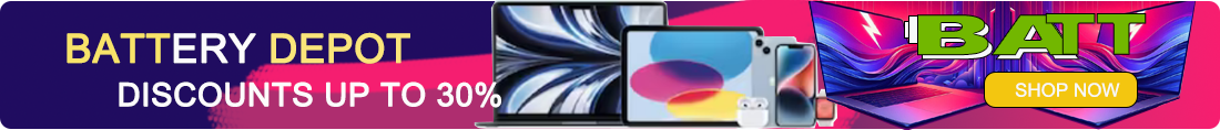 Discounts up to 30% Battery depot!shop now