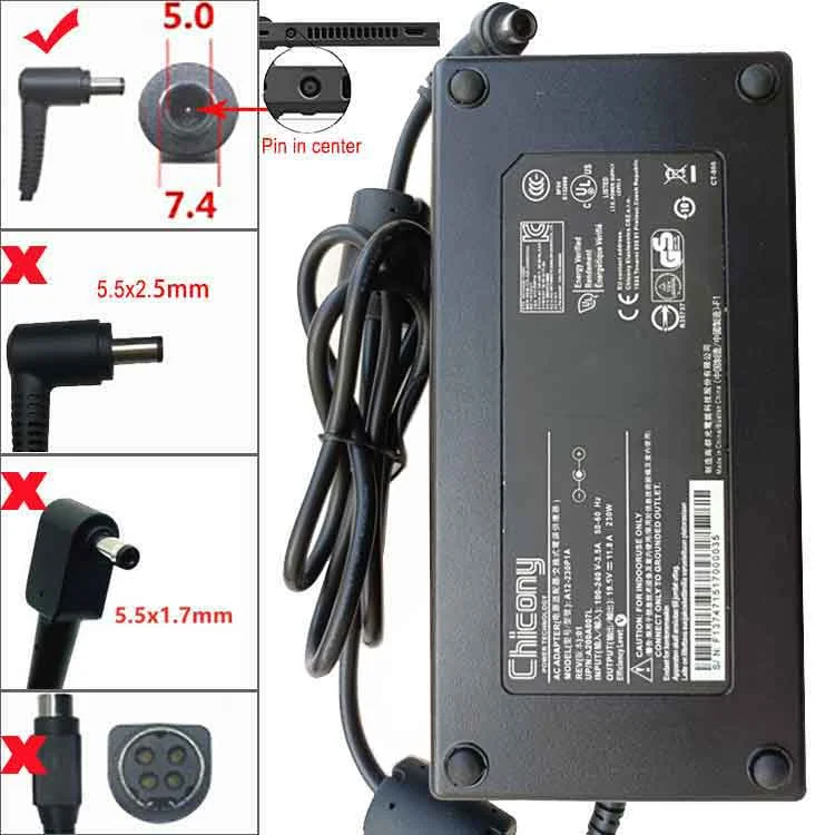 Chicony A12-230P1A Ac Adapter & Charger