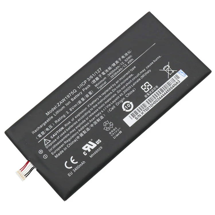 Acer ZAW1975Q Tablet Battery