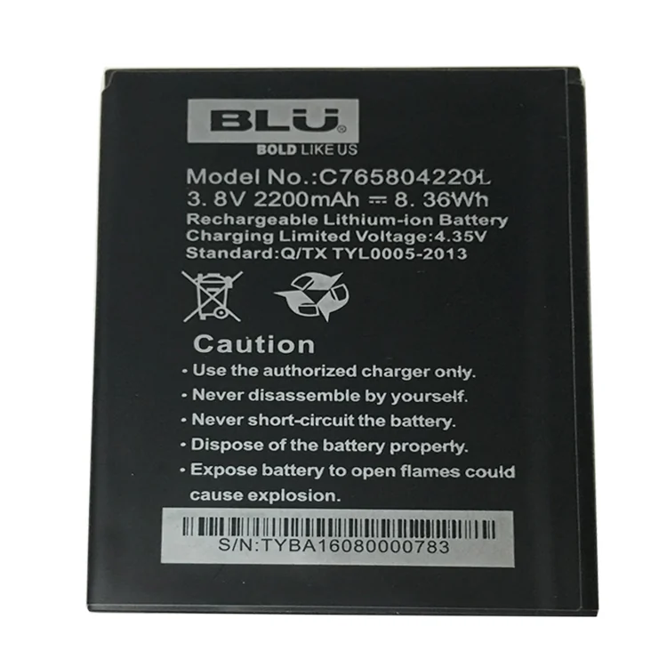 Blu C765804220L Cell Phone Battery