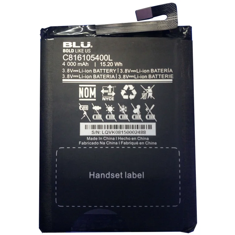 Blu C816105400L Cell Phone Battery