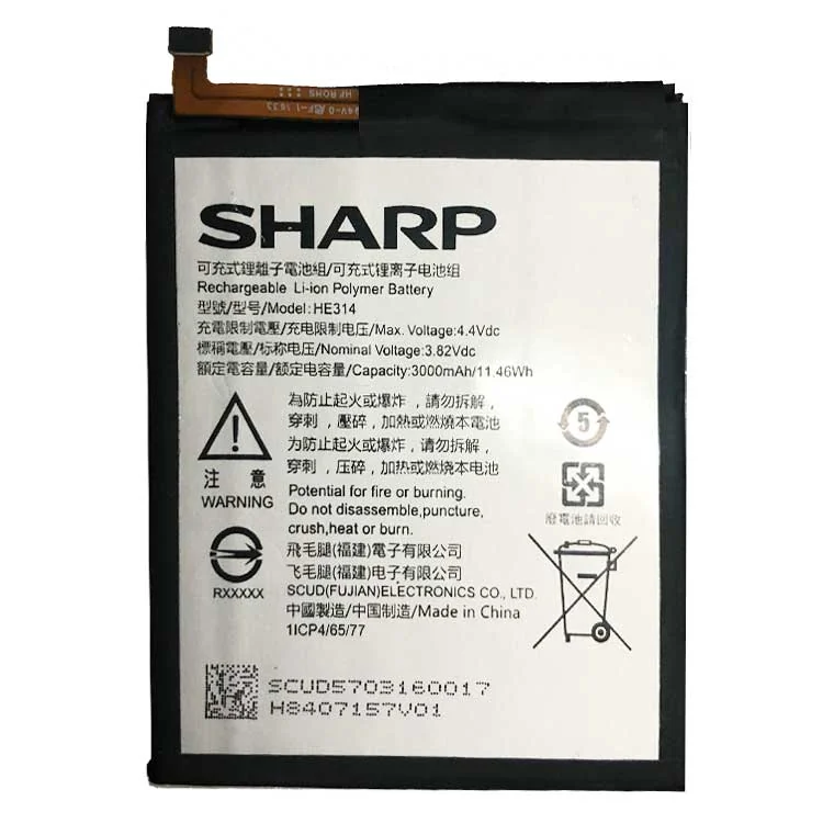 Sharp HE314 Cell Phone Battery